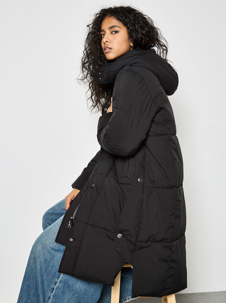 Longline Padded Puffer Coat