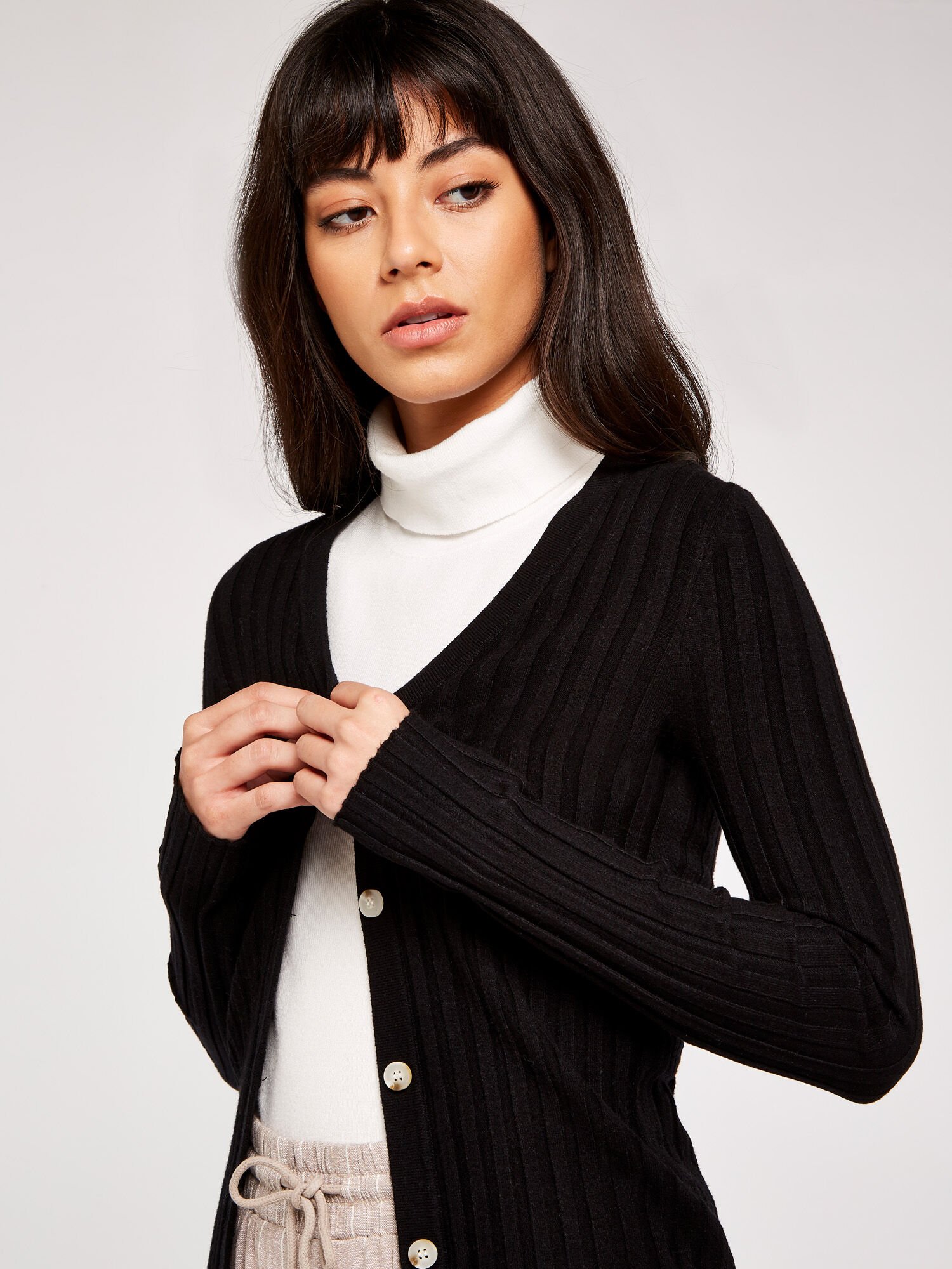 Cardigan with deals large buttons
