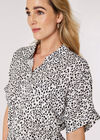 Ikat Dot Shirt, White, large