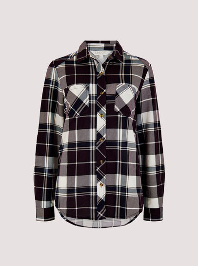 Check Brushed Jersey Shirt