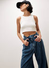 Gabi Wide Leg Jeans, Blue, large