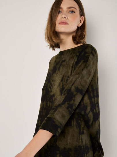 Tie Dye Knit Mini Dress