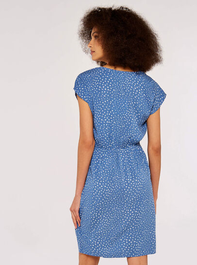 Dot Zip Front  Dress