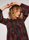Ditsy Mix Dress, Red, large
