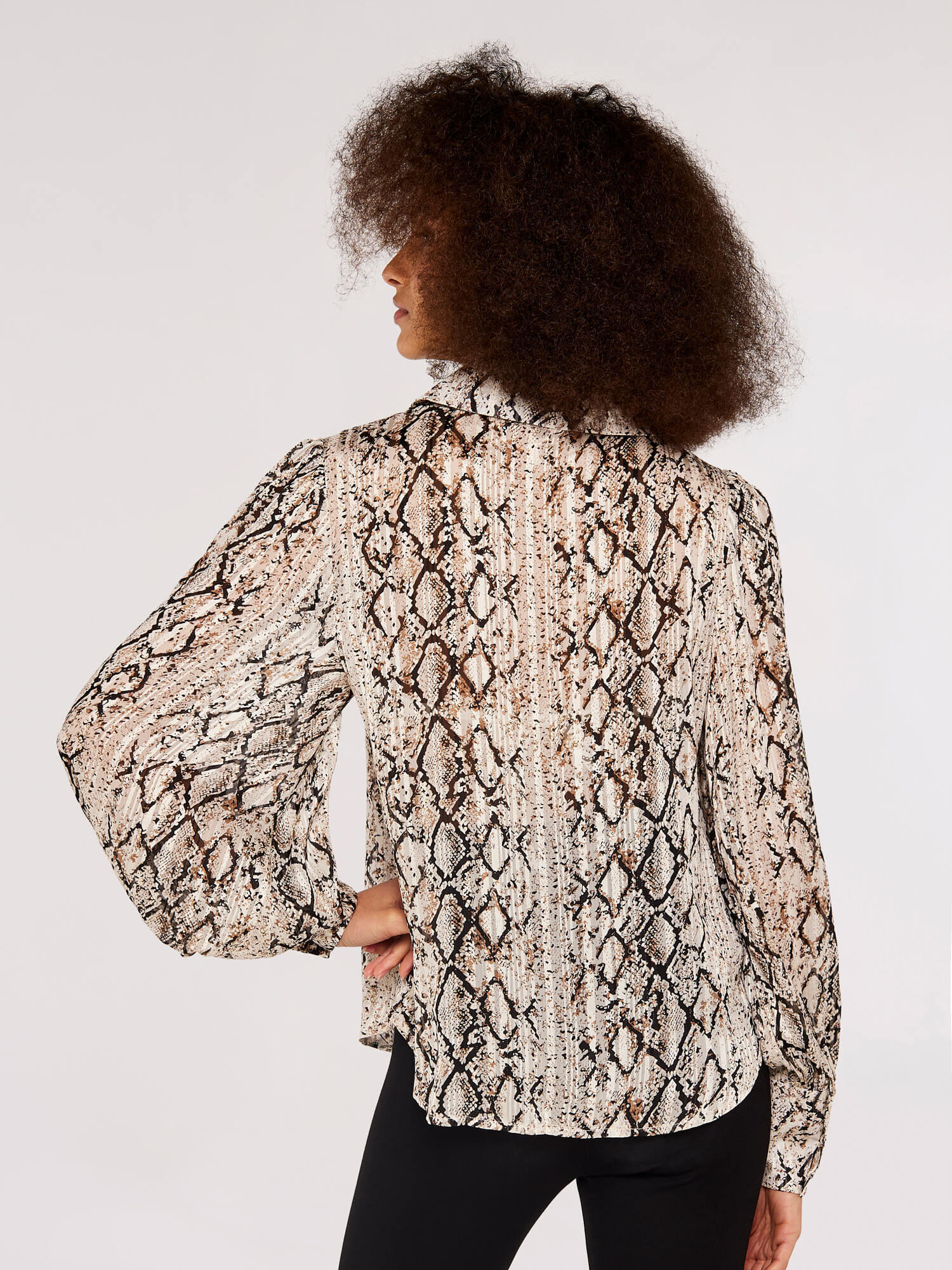 Snake Stripe Lurex Shirt