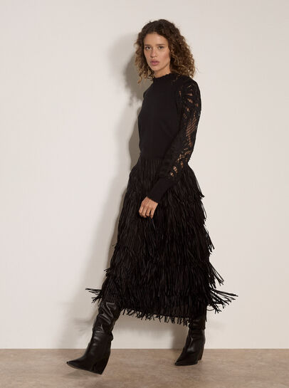 Lace Mesh Jumper