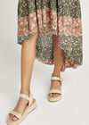 Mix And Match Ditsy Print Skirt, Khaki, large