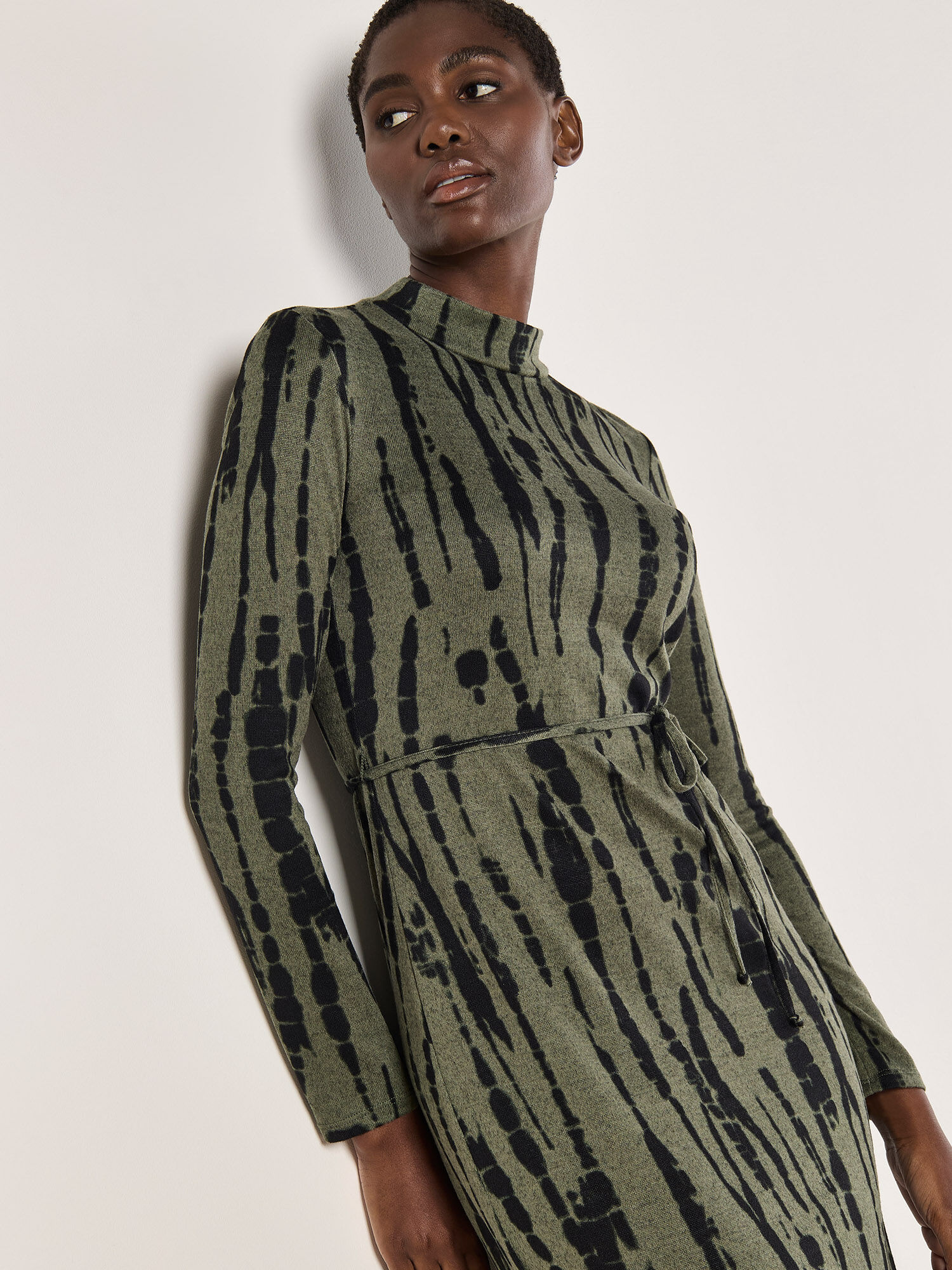 Tie Dye Soft Knit Midi Dress | Apricot Clothing