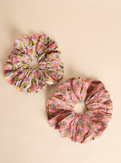 2 pack Extra Large Summer Scrunchies