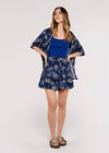 Knitted Tank Top, Blue, large