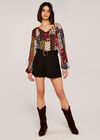 Coconut Buckle Tailored Short, Black, large