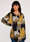 Paint Stroke Top, Navy, large