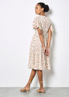 Ditsy Floral Midi Dress, Cream, large