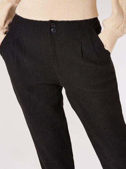 Straight Leg Twill Trousers