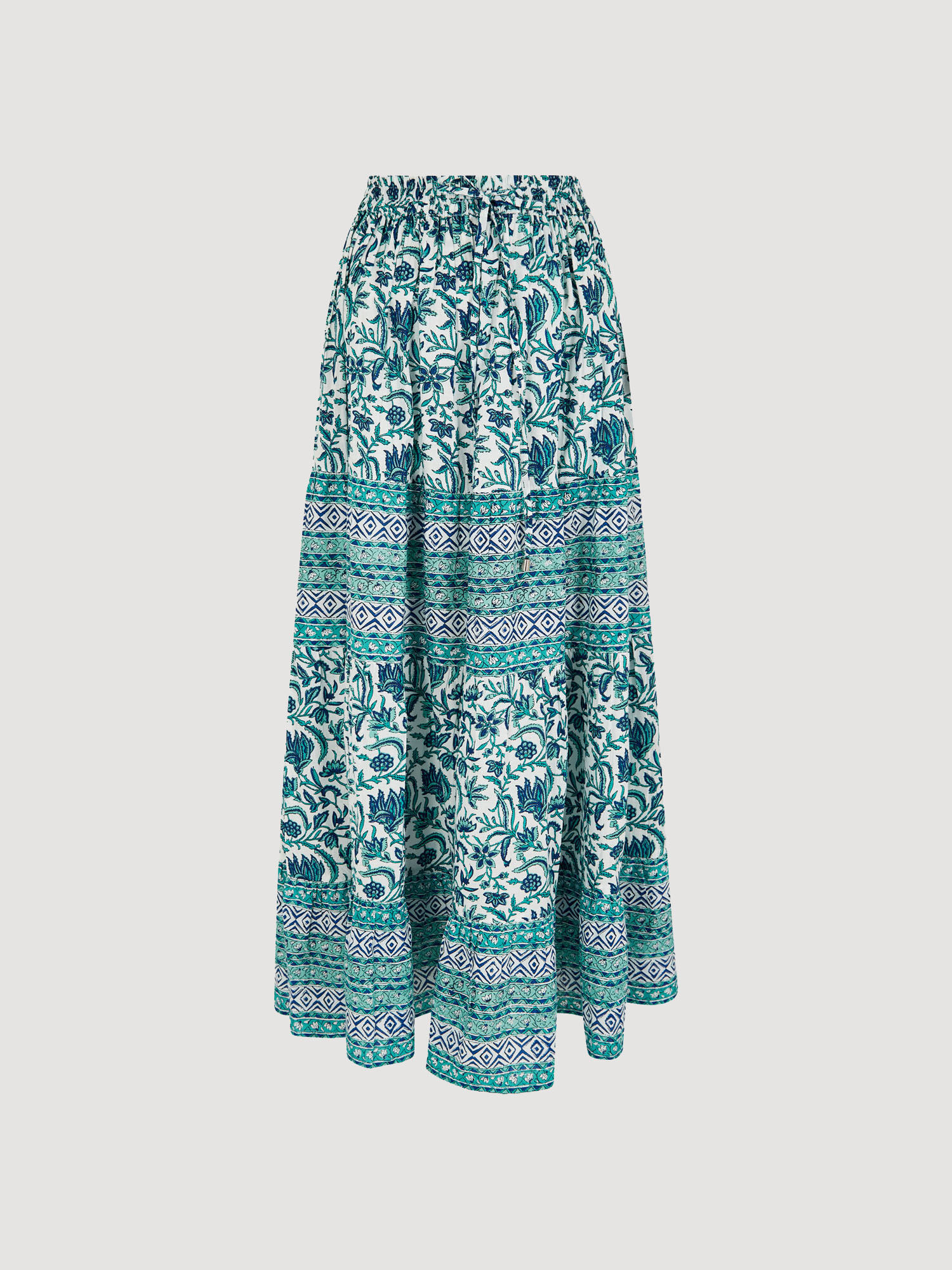 スカート Herlipto Isaline Floral Tiered Skirt M Isaline Floral Tiered Skirt