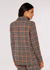 Heritage Warm Check Blazer, Brown, large
