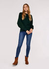Pocket Batwing Jumper, Green, large