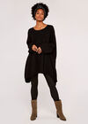 Double Layer Dress, Black, large