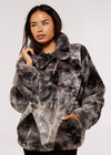 Zip Detail Fleece Jumper, Grey, large