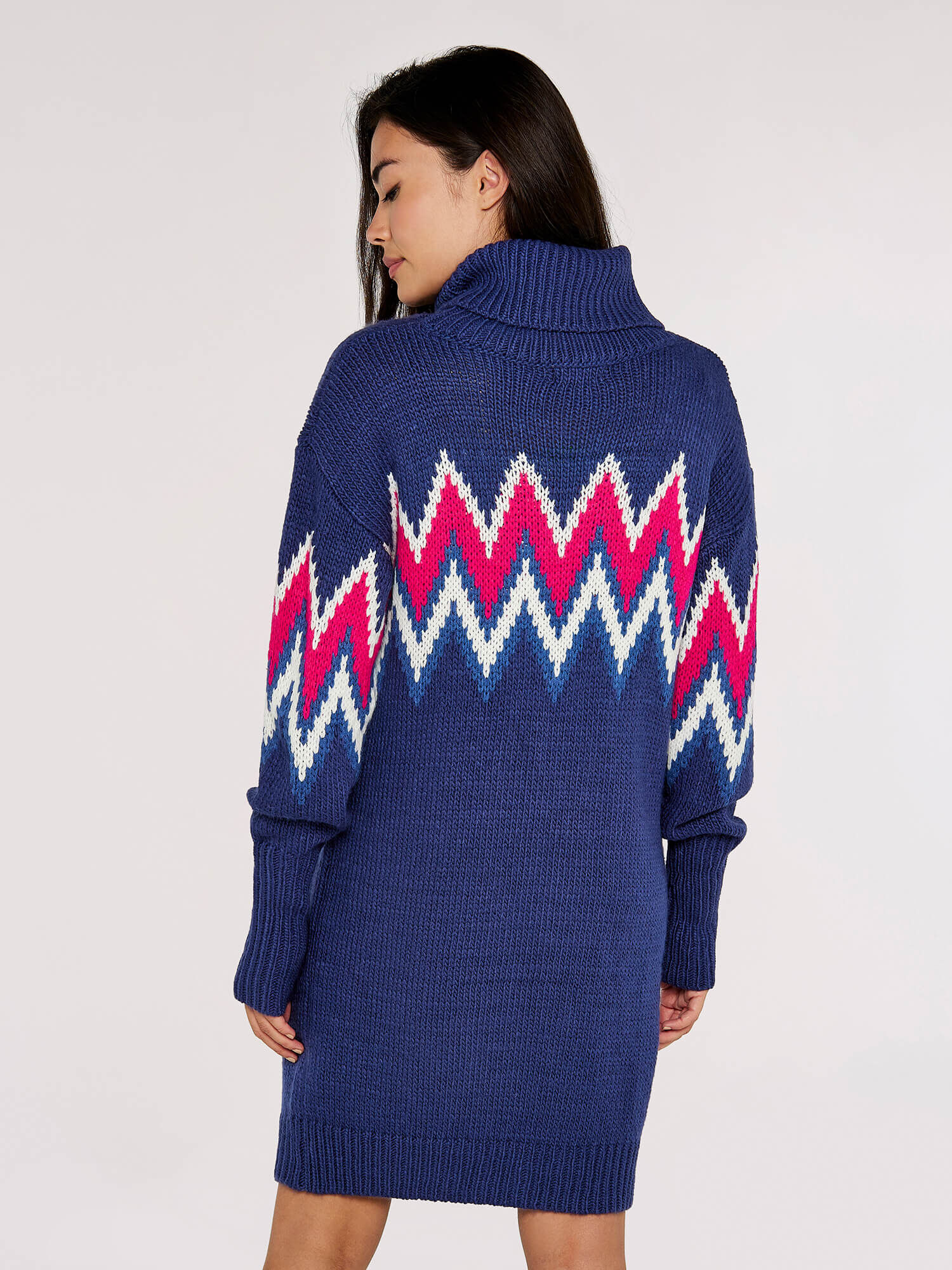 Long blue sale sweater dress