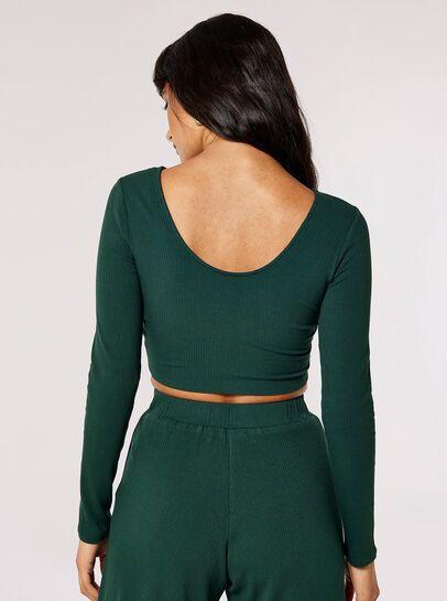Ribbed Knit Crop Top