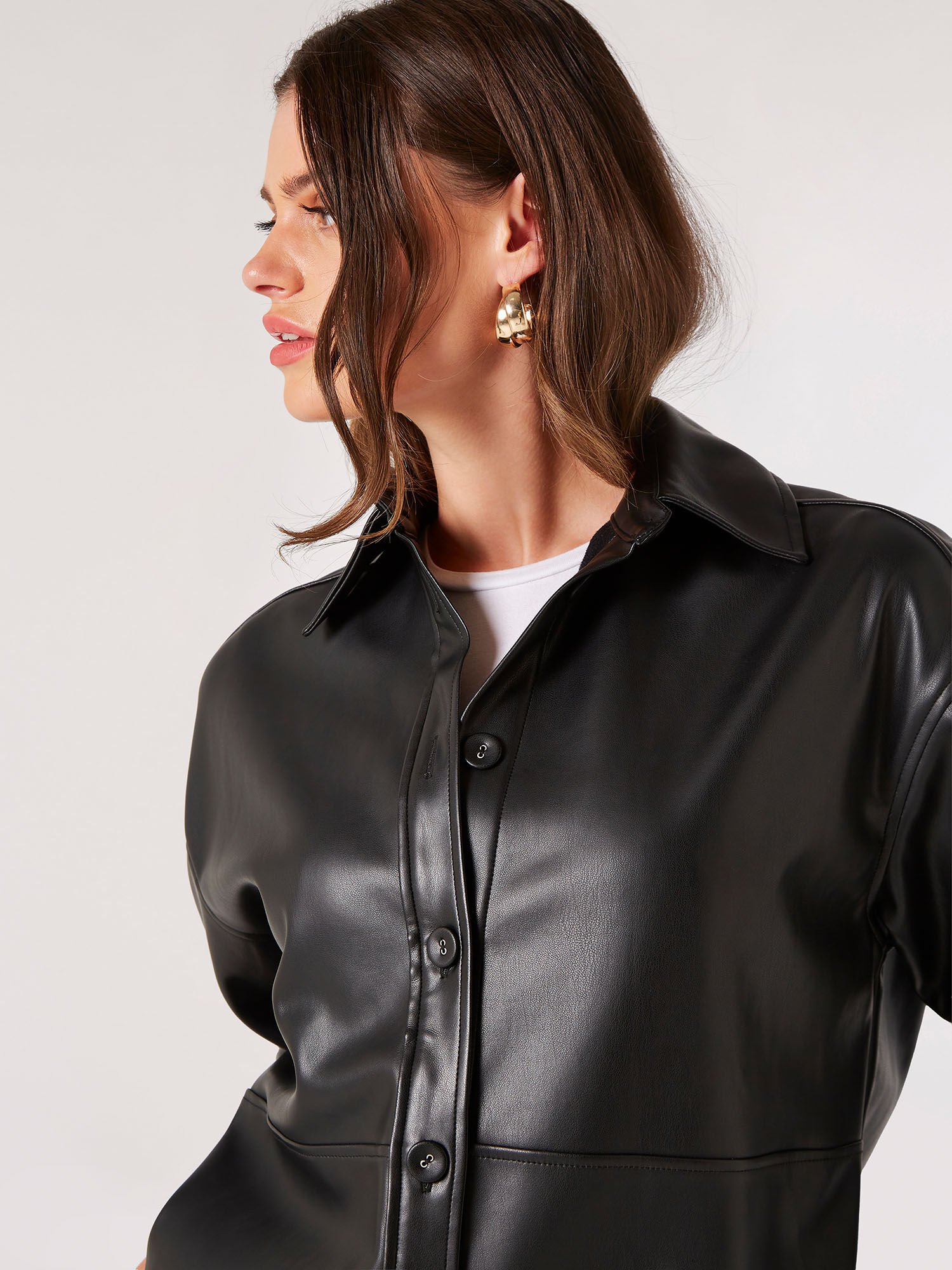 Apricot leather jacket online