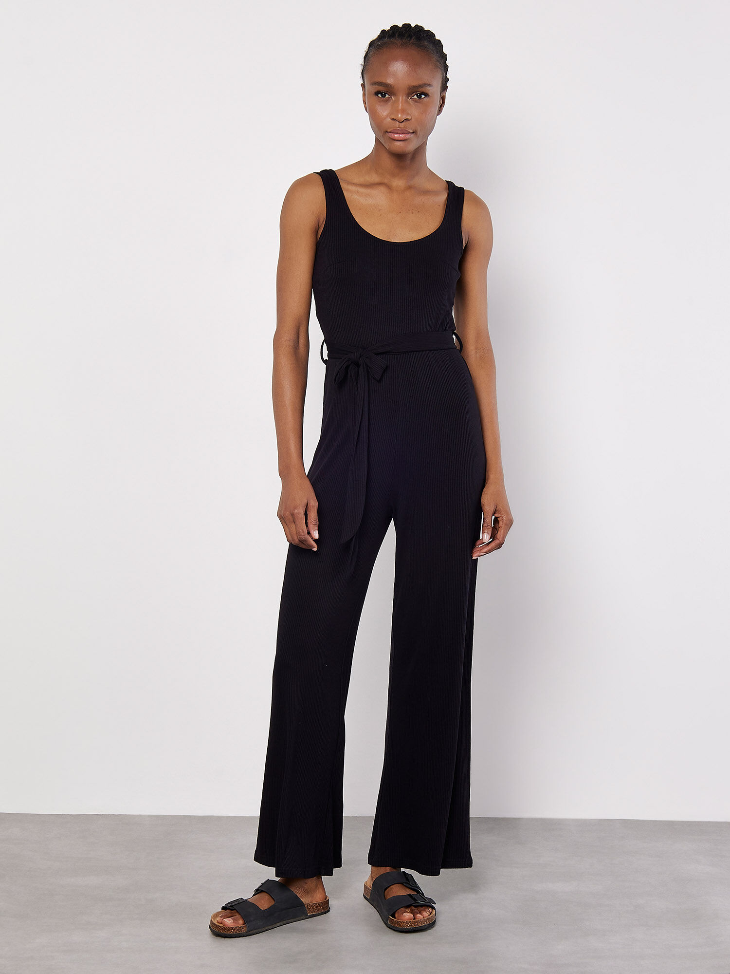Straight leg black jumpsuit store