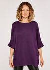 Soft Touch Batwing Top, Purple, large