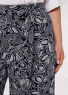 Curve Paisley Palazzo Trouser, Navy, large