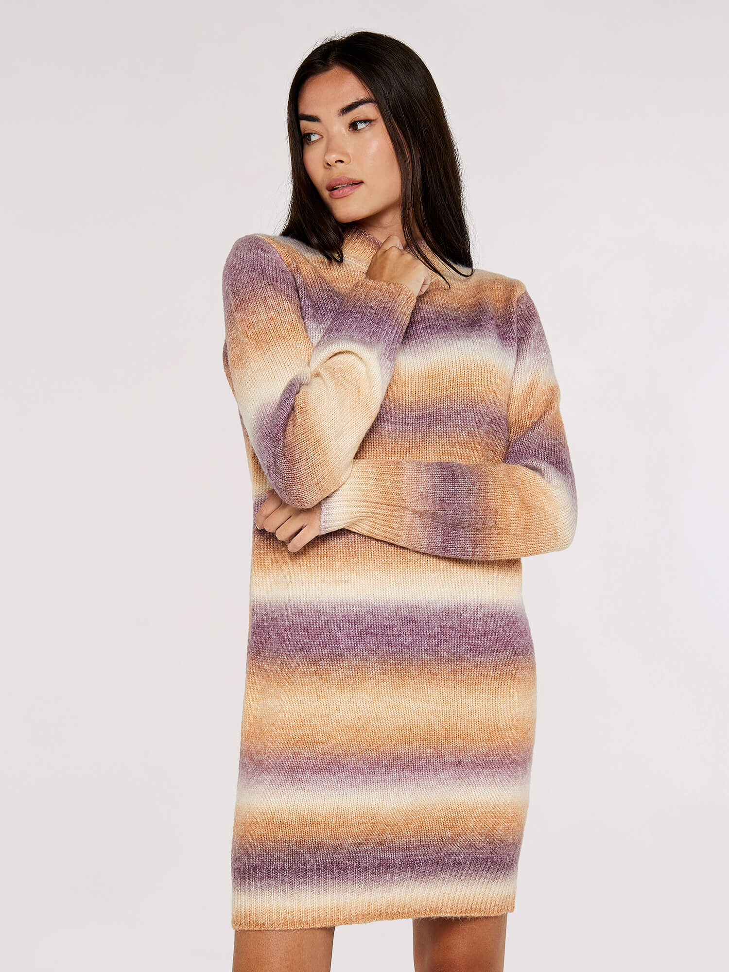 Rust 2025 knit dress