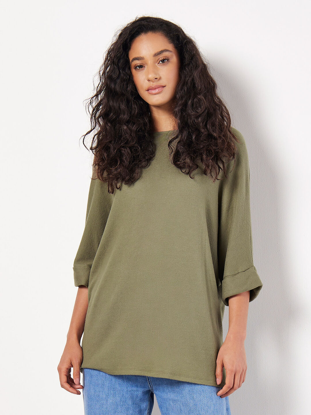Image of Soft Touch Batwing Top