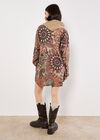 Mandala Hooded Tunic Jumper, Rust, large