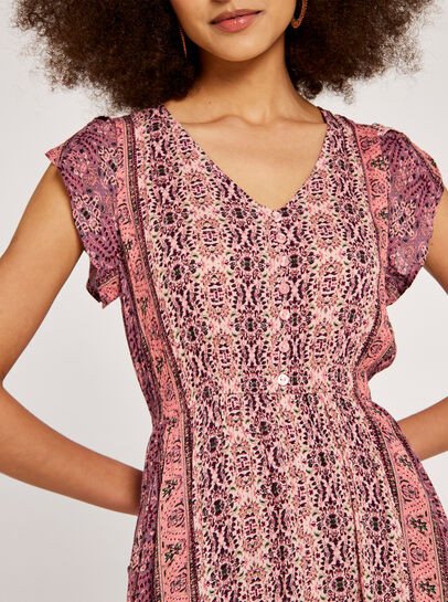 Paisley Crochet Maxi Dress