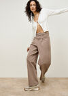 Ella Wide Leg Jeans, Stone, large
