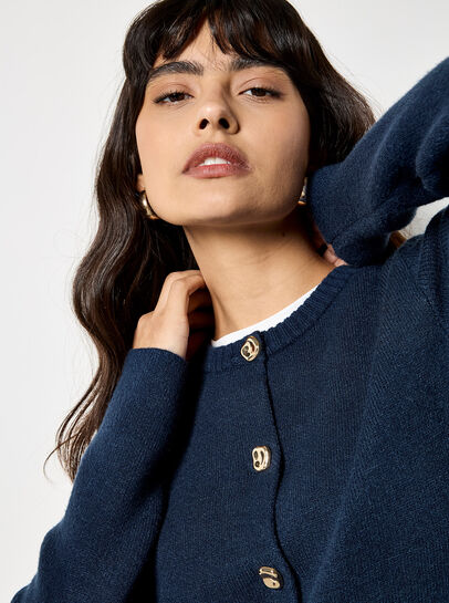 Pebble Button Cardigan