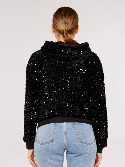 Sequin Bomber Jacket