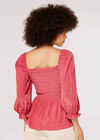 Self Check Smock Top, Pink, large