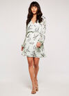 Botanical Wrap Dress, Mint, large