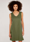 Basic Pocket Dress, Khaki, large