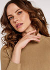  Ribbed Crop Top, Stone, large