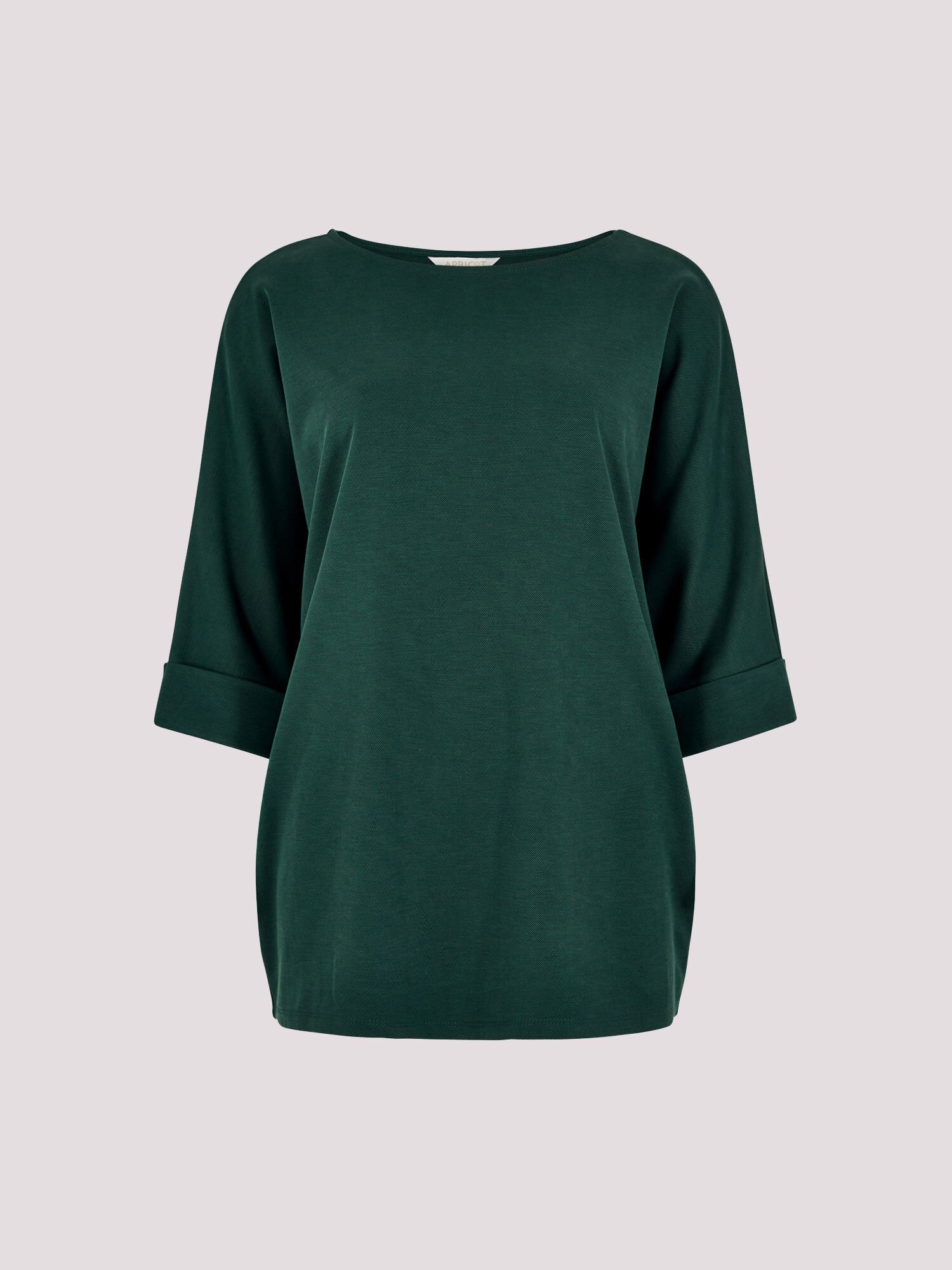 Jersey Knit Batwing Top Apricot Clothing