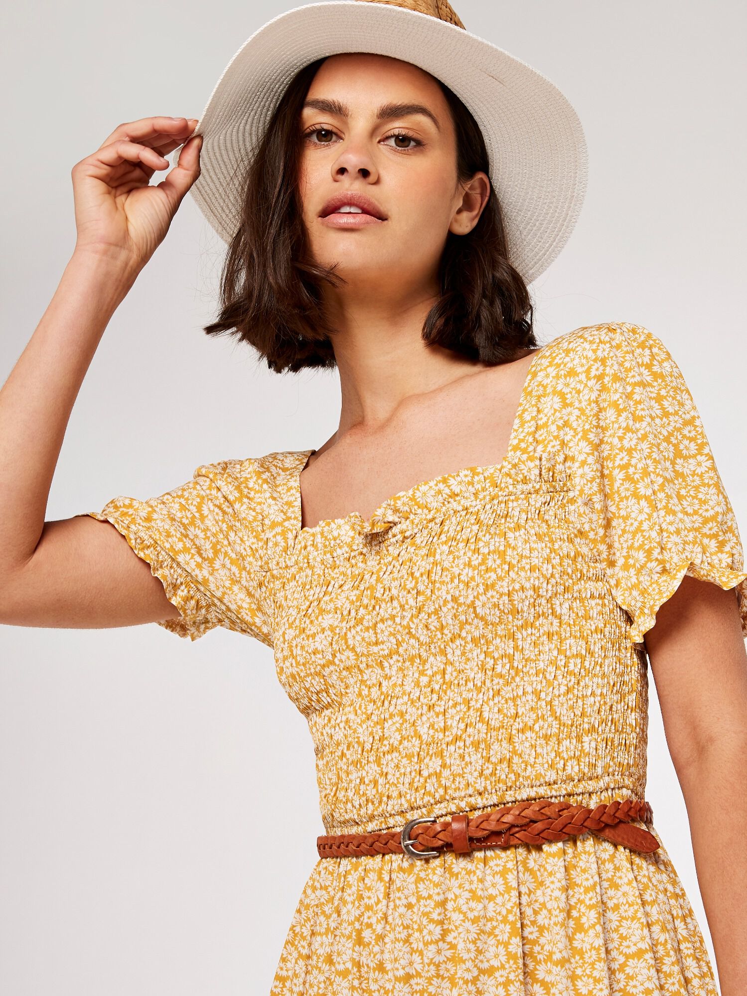 Milkmaid maxi dress top