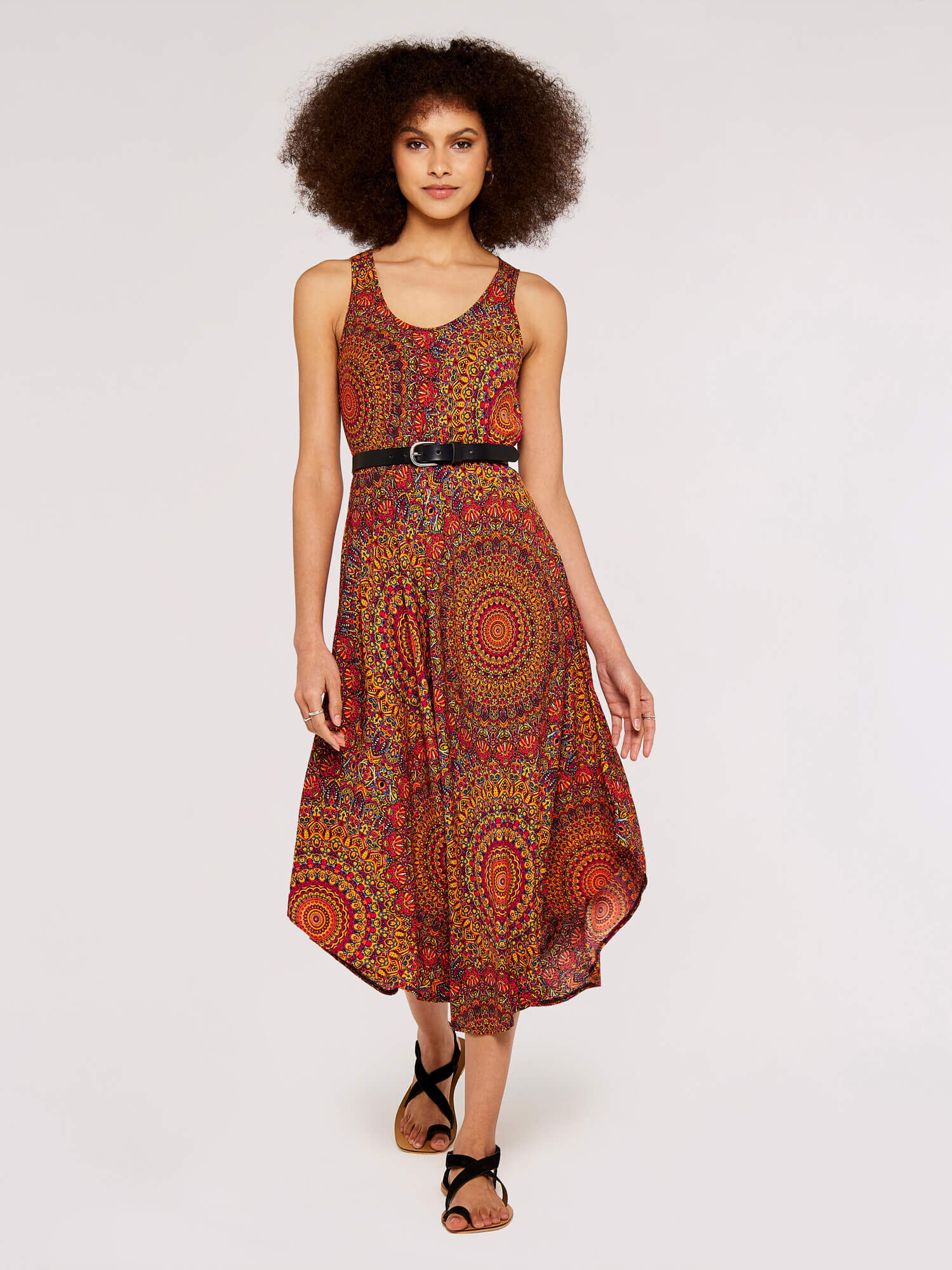 Apricot on sale red dress