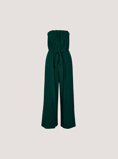 Cotton Wrap Bandeau Jumpsuit