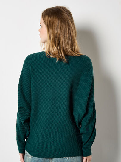 Textured Knit Lightweight Jumper