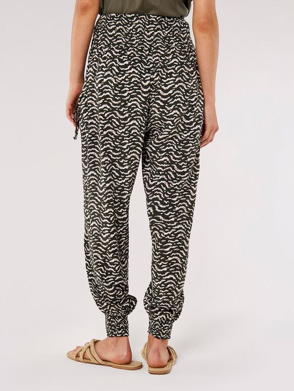 Watercolour Waves Joggers, Khaki, large