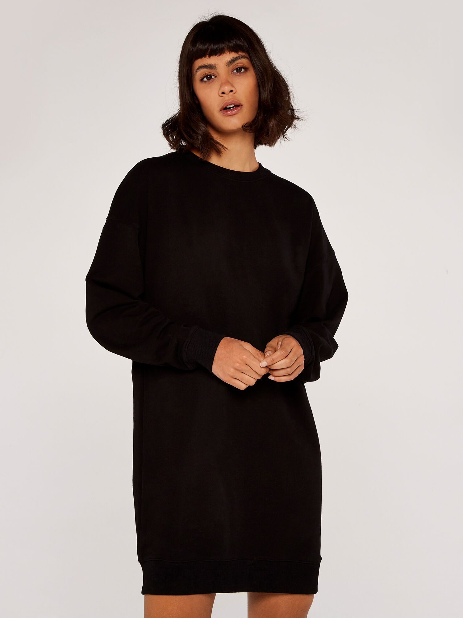 Black dress and sweater top