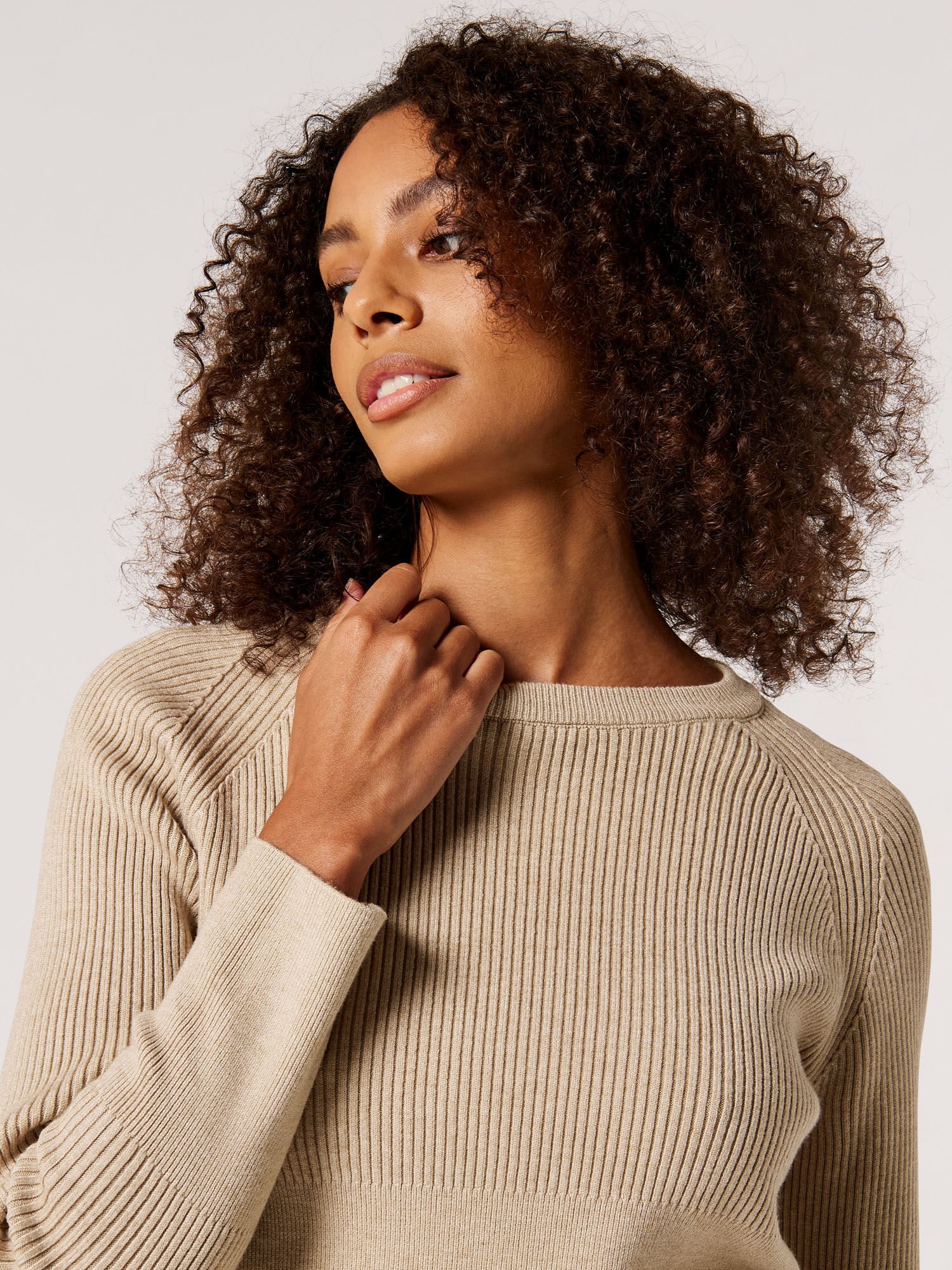 Ribbed knitwear sales