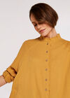 Tetra Oversized Shirt, Mustard, large