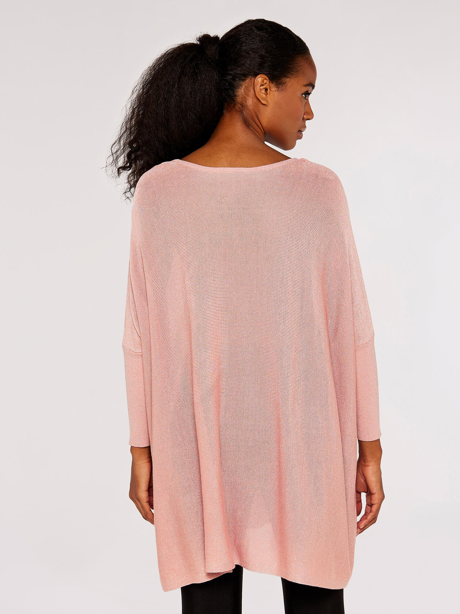 Pink long sales sleeve jumper